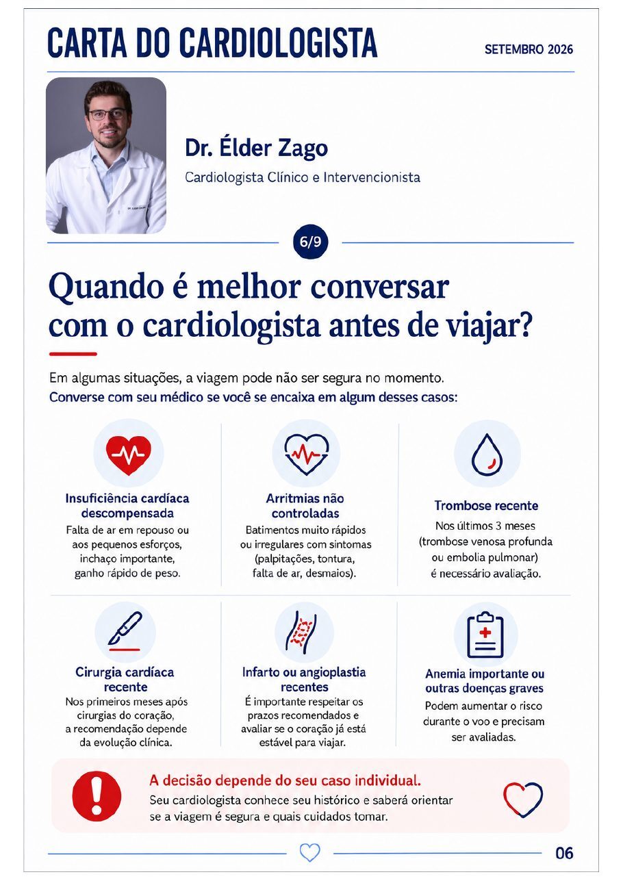 Viagem de avião e problemas cardíacos — página 6