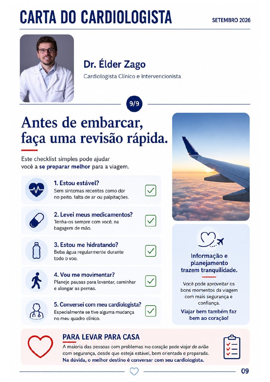 Viagem de avião e problemas cardíacos — página 9