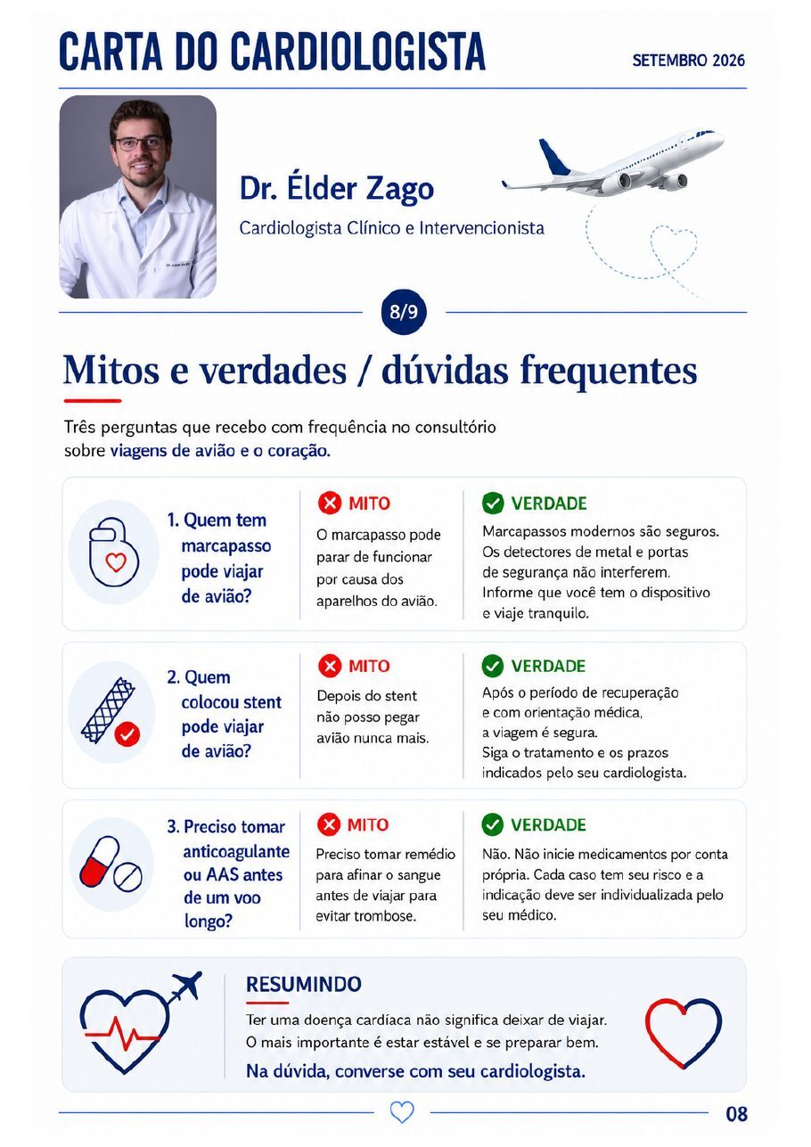 Viagem de avião e problemas cardíacos — página 8