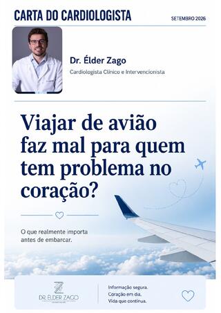 Viagem de avião e problemas cardíacos